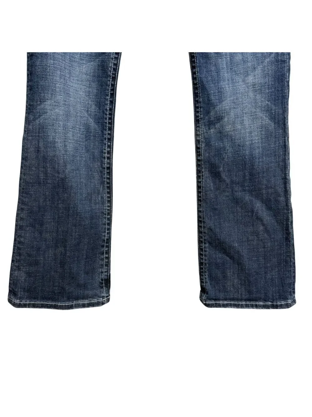Rock & Roll Cowgirl Low Rise Bootcut Jeans Sequin‎ Pistols Size 30x34